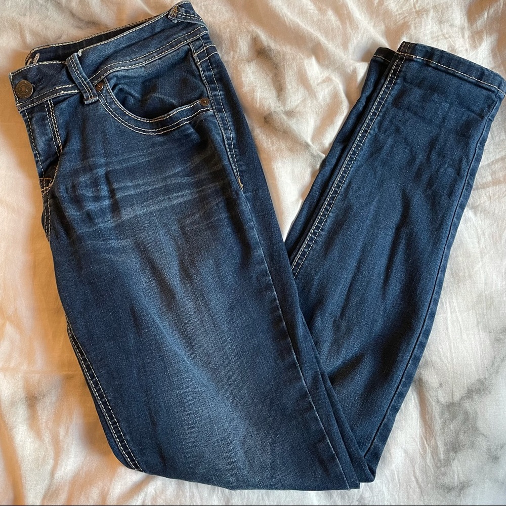 Wallflower Blue Skinny Jeans